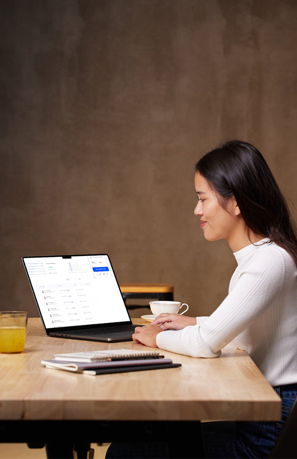 Person using computer